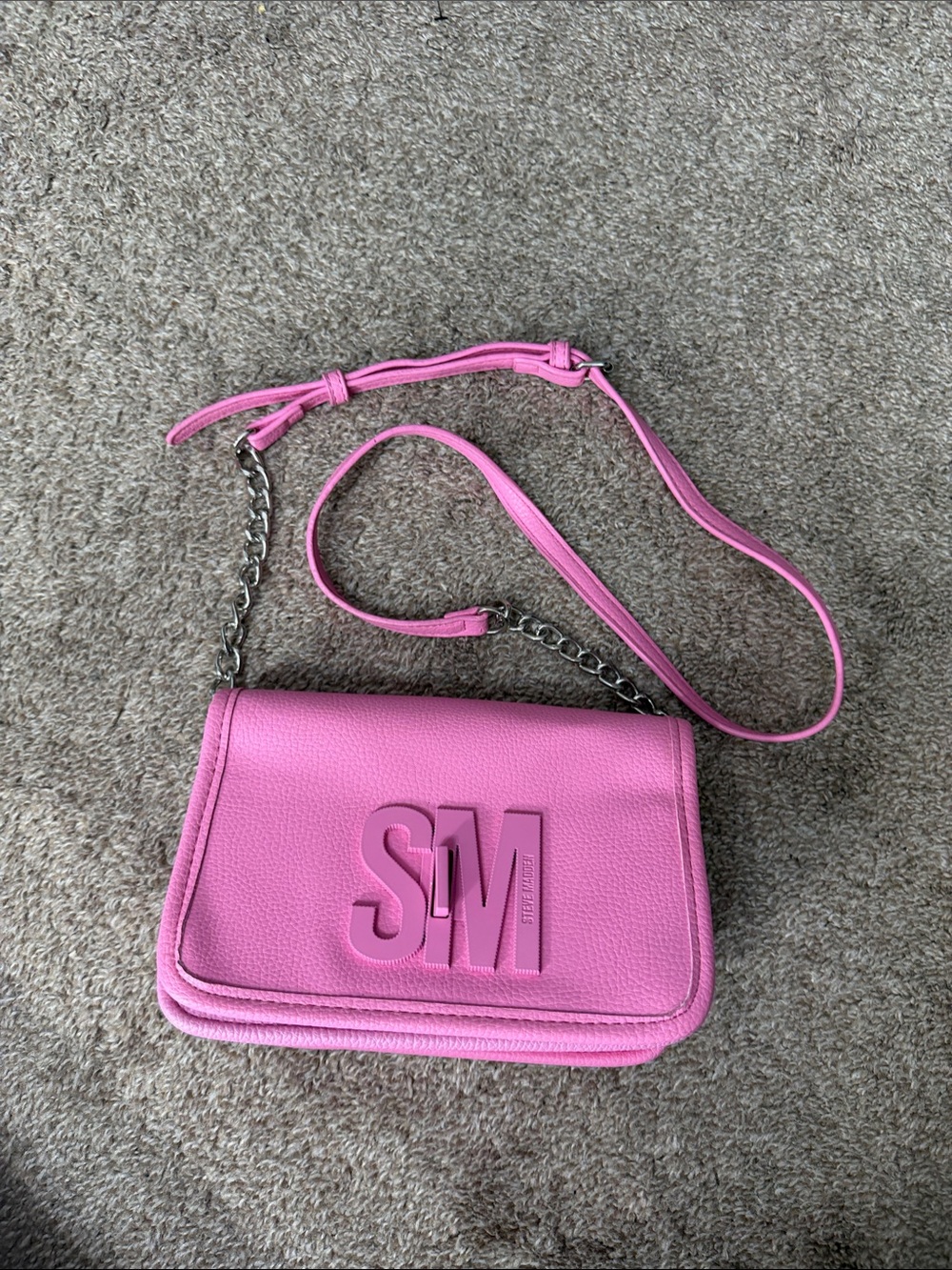 Steve Madden Pink Crossbody Bag - Designer-Inspired Women’s Shoulder Bag